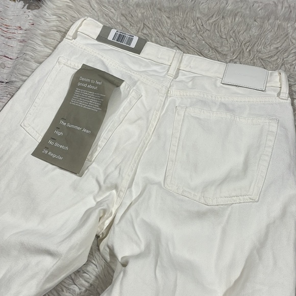 NWT Everlane High Rise The Summer Jean in Bone Size 28 - Picture 10 of 11